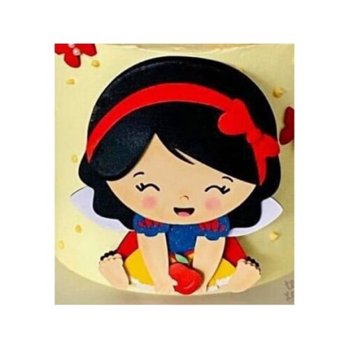 Leve + 13 Arquivo de Corte - Topo de Bolo (branca de Neve) 16