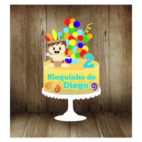 Leve + 13 Arquivo de Corte - Topo de Bolo (carnaval) 31