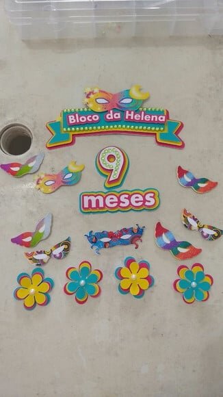 Leve + 13 Arquivo de Corte - Topo de Bolo (Carnaval) 7