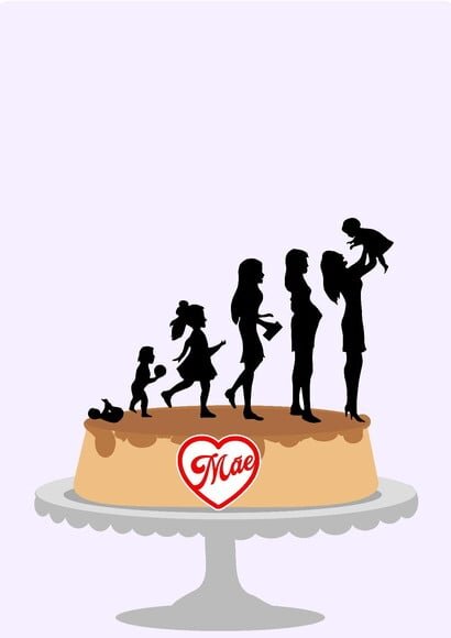Leve + 13 Arquivo de Corte - Topo de Bolo (dia das Mães) 22