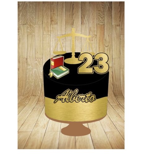 Leve + 13 Arquivo de Corte - Topo de Bolo (direito) 4
