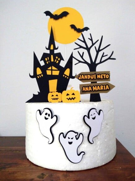 Leve + 13 Arquivo De Corte - Topo De Bolo (halloween) 3