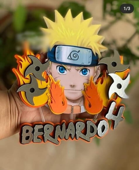 Leve + 13 Arquivo de Corte - Topo de Bolo (Naruto) 3