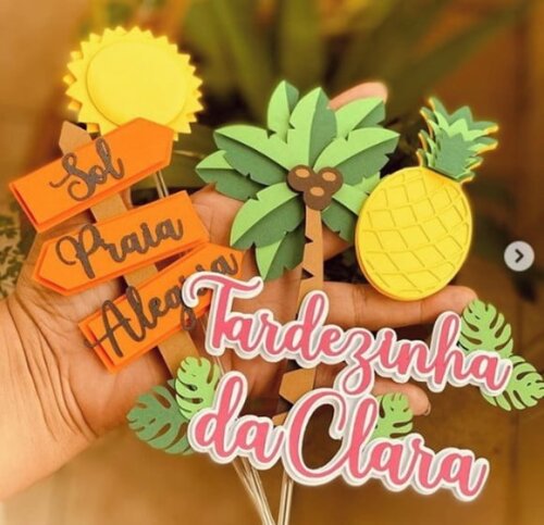 Leve + 13 Arquivo de Corte - Topo de Bolo (tardezinha) 5