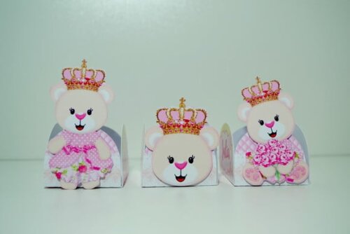 Leve + 13 Arquivo de Corte - Ursinha Princesa 2