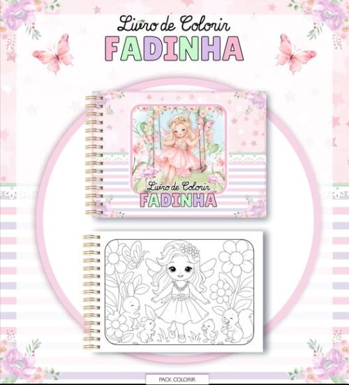 Leve + 13 Arquivo Digital - Livro de Colorir (fadinhas) 1