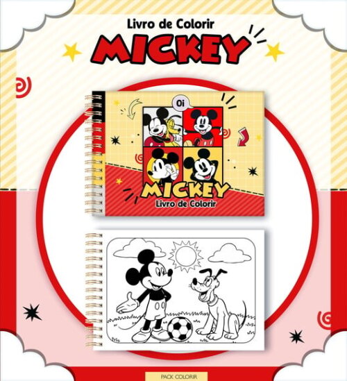 Leve + 13 Arquivo Digital - Livro de Colorir (mickey) 1