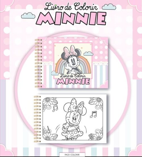 Leve + 13 Arquivo Digital - Livro de Colorir (minnie) 1