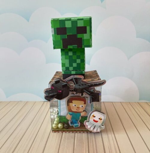 Leve + 13 - Arquivo de Corte - Minecraft 19