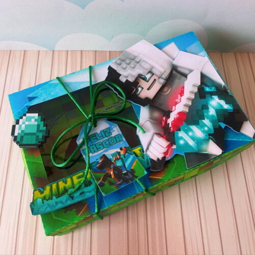 Leve + 13 Arquivo de Corte - Mini Confeiteiro (minecraft) 2