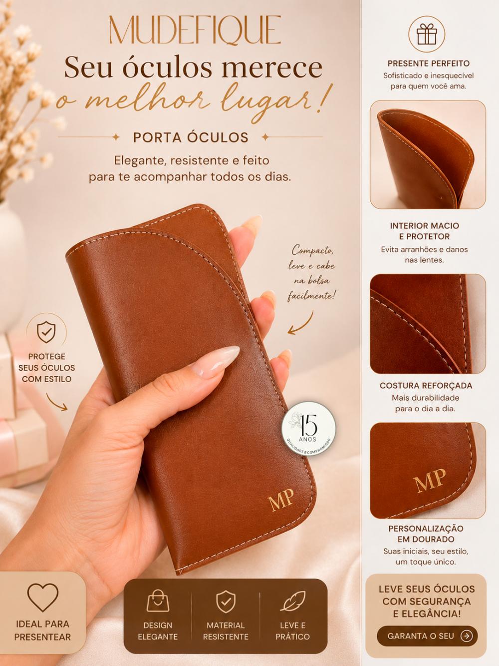 Porta Óculos Personalizado para Empresas, Casamentos, Formaturas