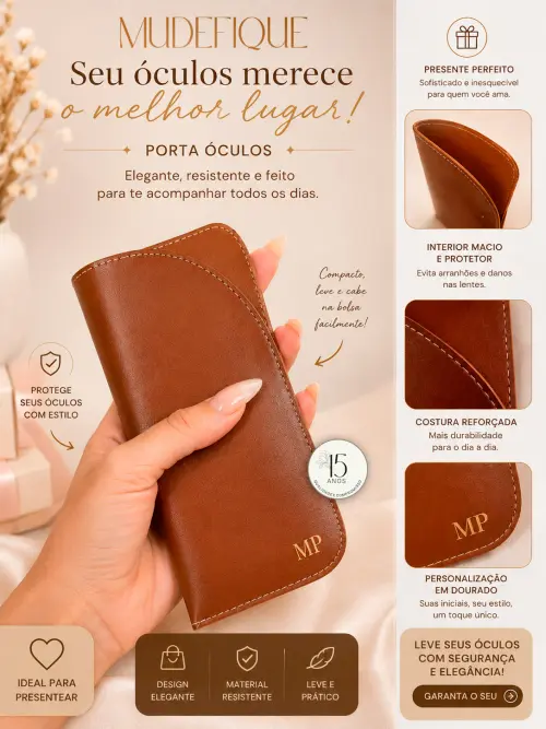 Porta Óculos Personalizado para Empresas, Casamentos, Formaturas