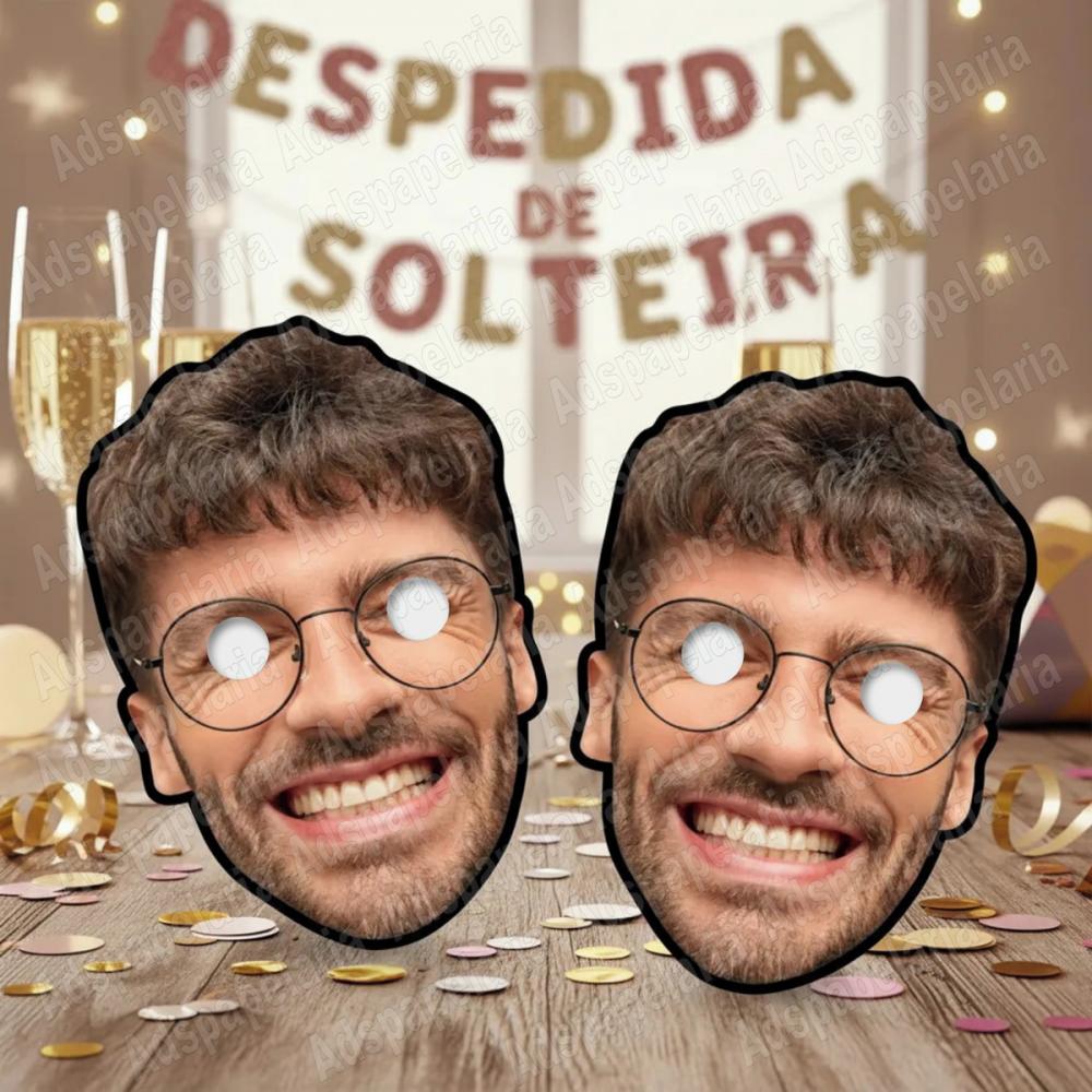 5 Mascaras De Papel Personalizadas Com Sua Foto para formaturas, 