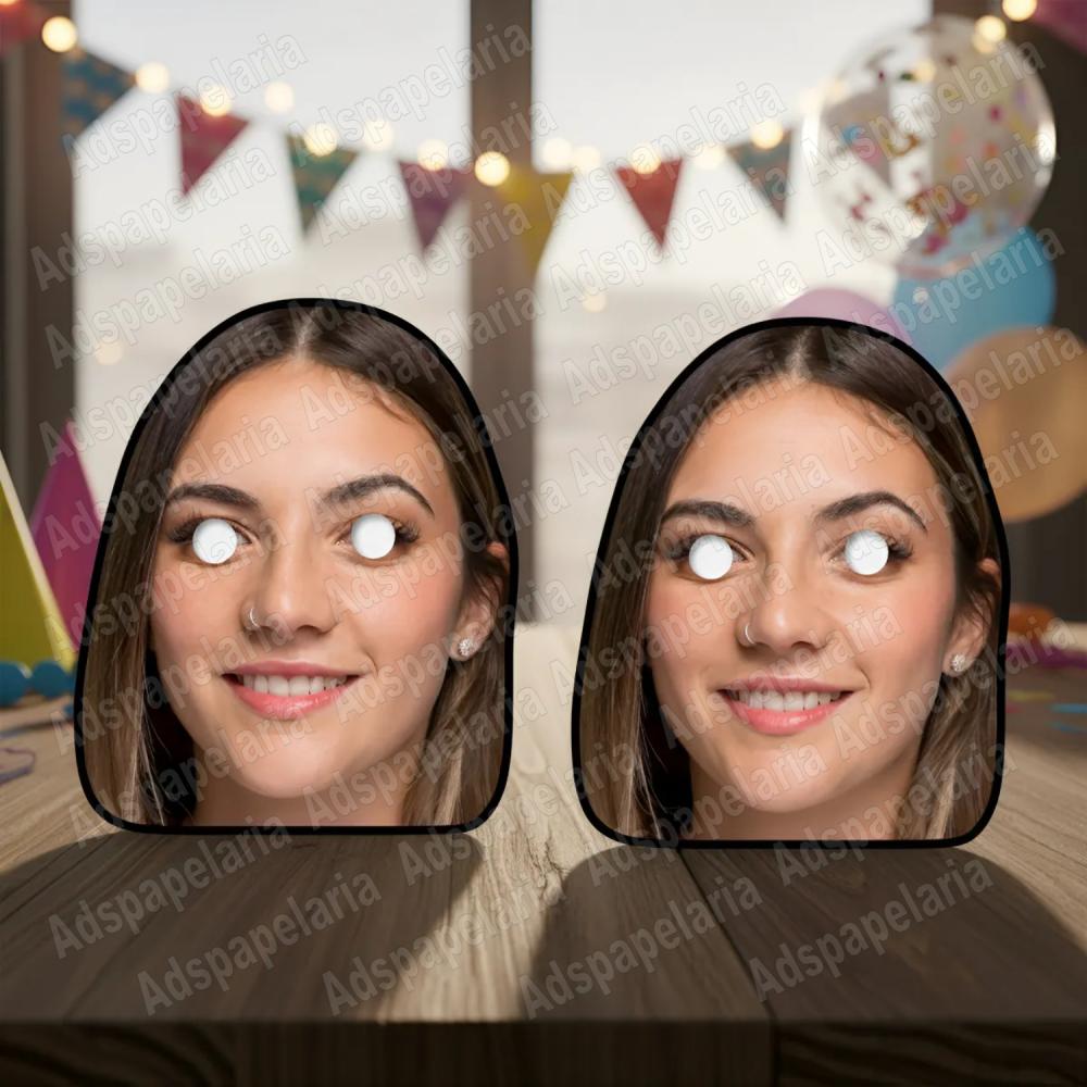 5 Mascaras De Papel Personalizadas Com Sua Foto para formaturas, 