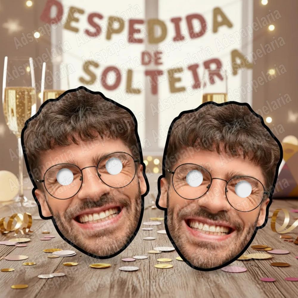 Mascara De Papel Personalizadas Com Sua Foto para formaturas, ani