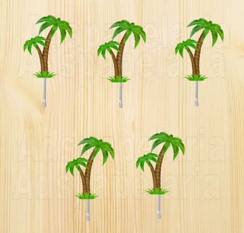 Toppers para Docinhos Coqueiro