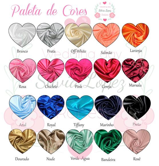 01 Robe Cetim Bordado Noiva Mãe Debutante Super Amigas