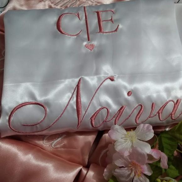 1 Robe Hobby Roupão Noiva Convite Casamento Madrinha Rose