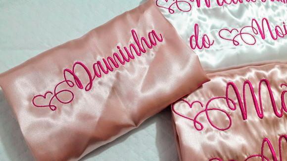 1 Robe Mãe Noiva Madrinha Casamento Hobby Roupão Bordado