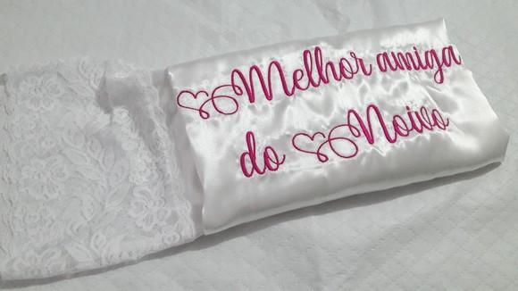 1 Robe Mãe Noiva Madrinha Casamento Hobby Roupão Bordado