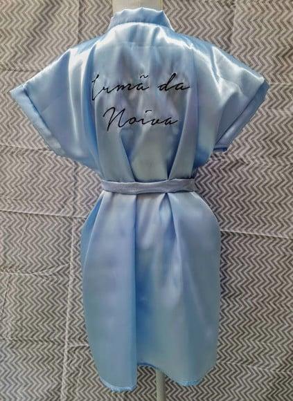 1 Robes hobby roupão noiva convite casamento madrinha rose