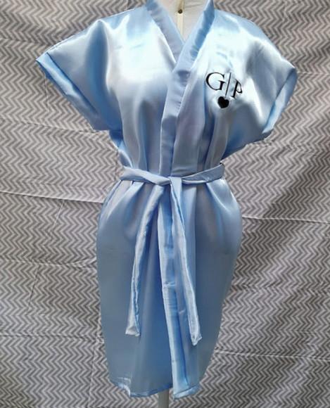 1 Robes hobby roupão noiva convite casamento madrinha rose