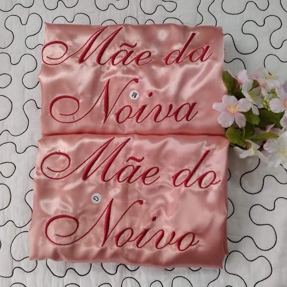 10 Un Robes Cetim Bordado Personalizado Debutante Noiva