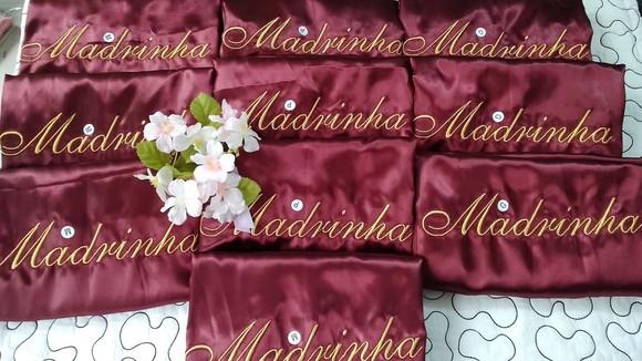10 Un Robes Cetim Bordado Personalizado Debutante Noiva