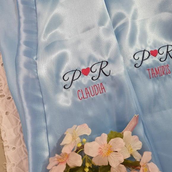 17 Robe Hobby Roupão Noiva Convite Casamento Madrinha Rose