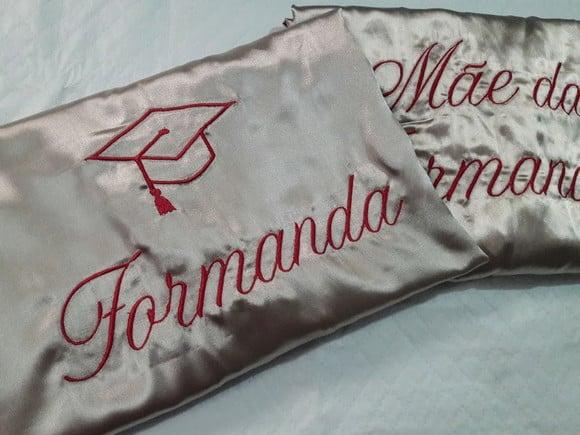 2 Robes cetim mãe formanda nude marsala