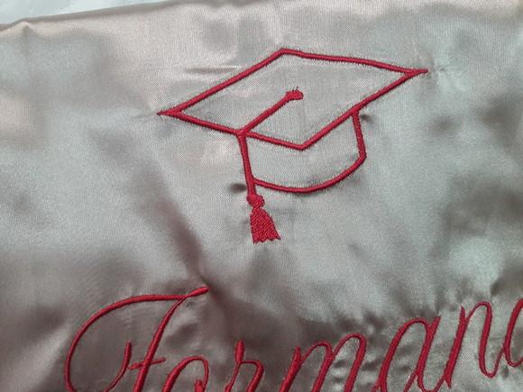 2 Robes cetim mãe formanda nude marsala