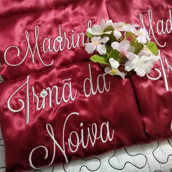 5 Robe Cetim Bordado Noiva Marsala Madrinha Rosê Gold Nude