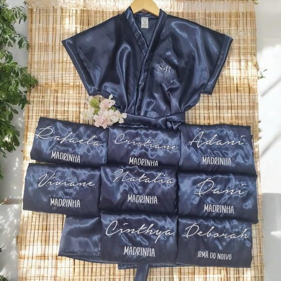 Kit 19 Robes Bordados Frente e Costas Convine Madrinha
