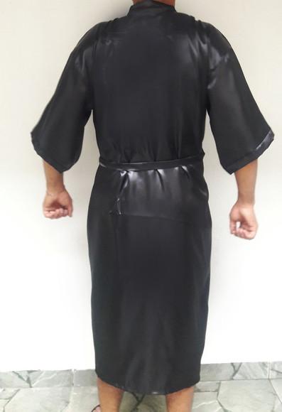 kit 2 Robes cetim masculinos noivos casamento