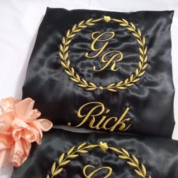 kit 2 Robes cetim masculinos noivos casamento