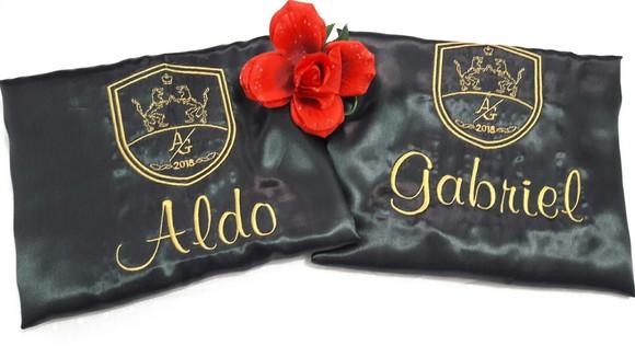 kit 2 Robes cetim masculinos noivos casamento
