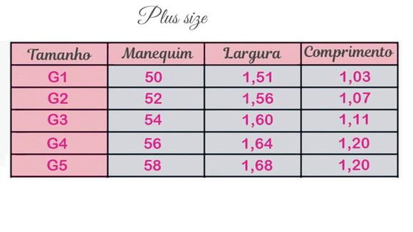 Kit 2 Robes Plus Size 50 52 54 56 58 60 G1 G2 G3 G4 G5 G6