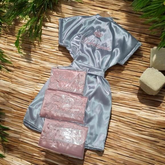 Kit 22 Robes Elastano Hobby Roupão Noiva Convite Casamento