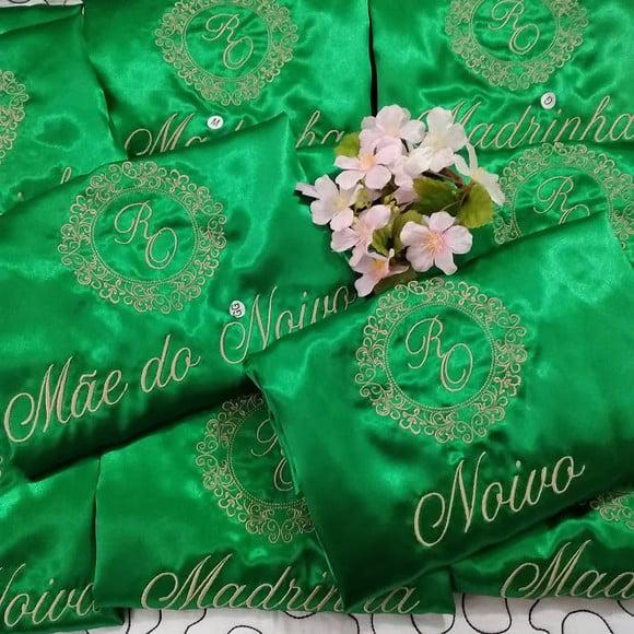 Kit 3 Robes Roupão Hobbe Cetim Brasão