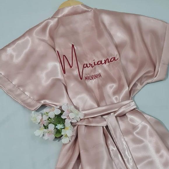Kit 5 Robes Hobby Roupão Noiva Convite Casamento Madrinha