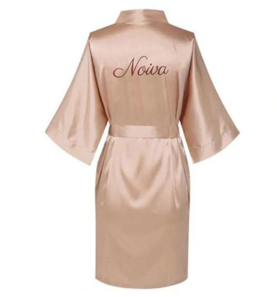 Kit 7 Robes Manga 3/4 Bordado Frente e Costas