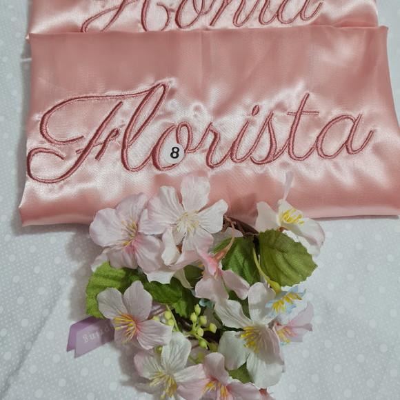 Robe Bordado Noiva Madrinha Hobby Roupão Nude Rosé Gold