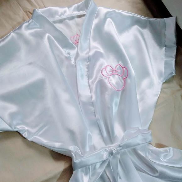 Robe cetim bordado minnie mine 15 anos rosa noiva 15 anos