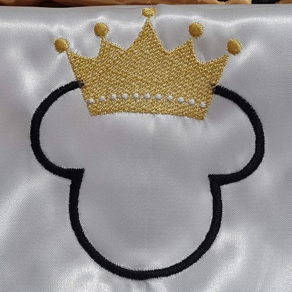 Robe cetim bordado minnie mickey disney noiva 15 anos