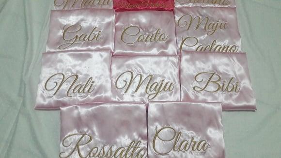 robe cetim bordado noiva mãe debutante