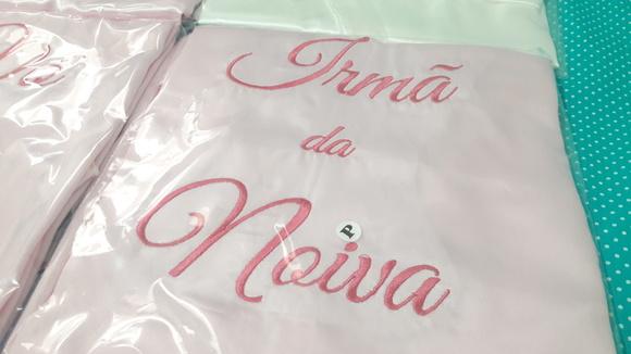 Robe cetim bordado noiva mãe debutante