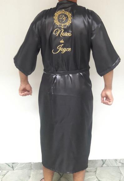 Robe cetim masculino noivo casamento 50 52 54 56 58