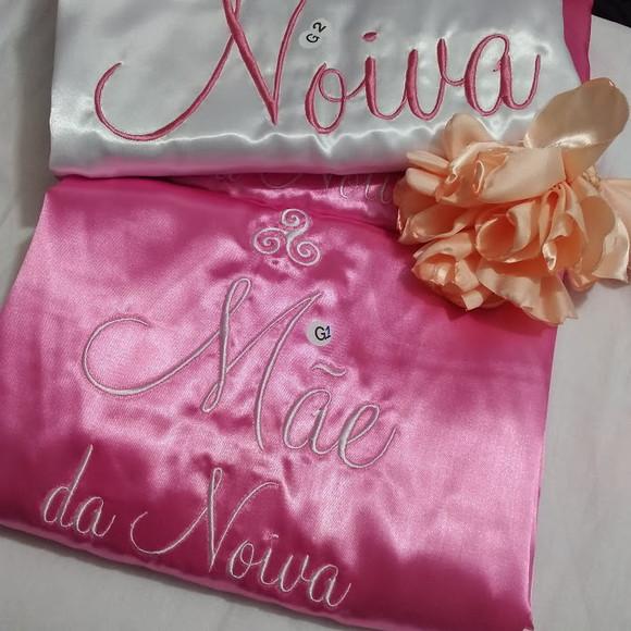 Robe Cetim Noiva Madrinha Hobby Roupão Triskle Celta