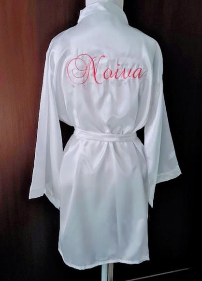 Robe liso manga longa SEM BORDADO