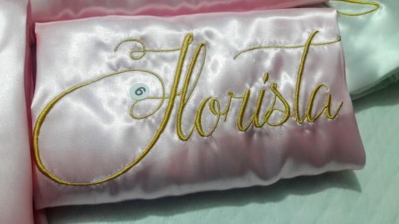 Robe Noiva Bordado Rosê Madrinha Daminha Mãe Noiva Hobby